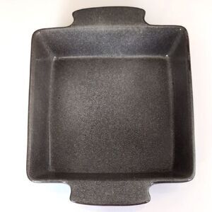 stoneware Square grey Marled glazed Baking Dish
